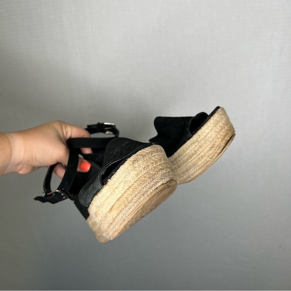 STEVE MADDEN APOLO ESPADRILLE BLACK SANDALS‎ 7 - Picture 3 of 7